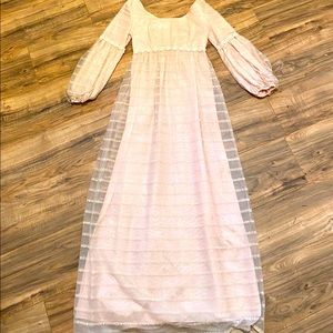 1970s limited edition regency style ball gown